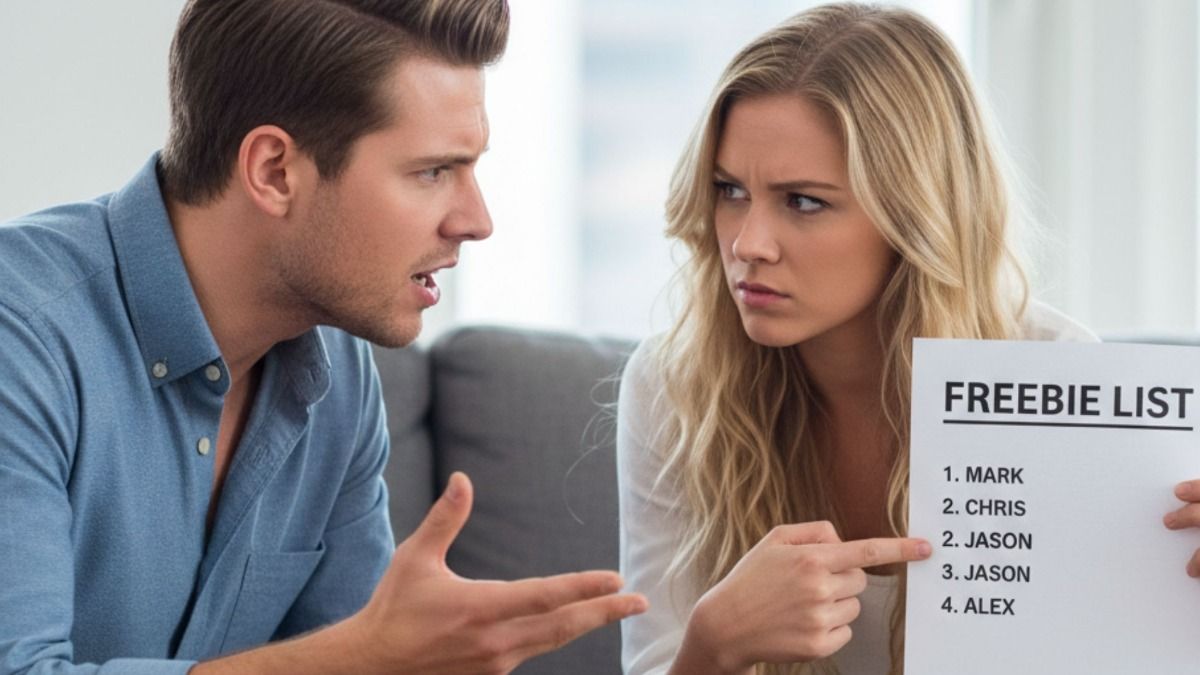 'AITA for breaking up with my GF for hooking up with someone on her 'freebie' list?'