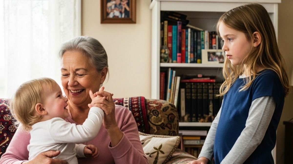 'AITA for snapping at my mother-in-law for treating my older daughter differently?'