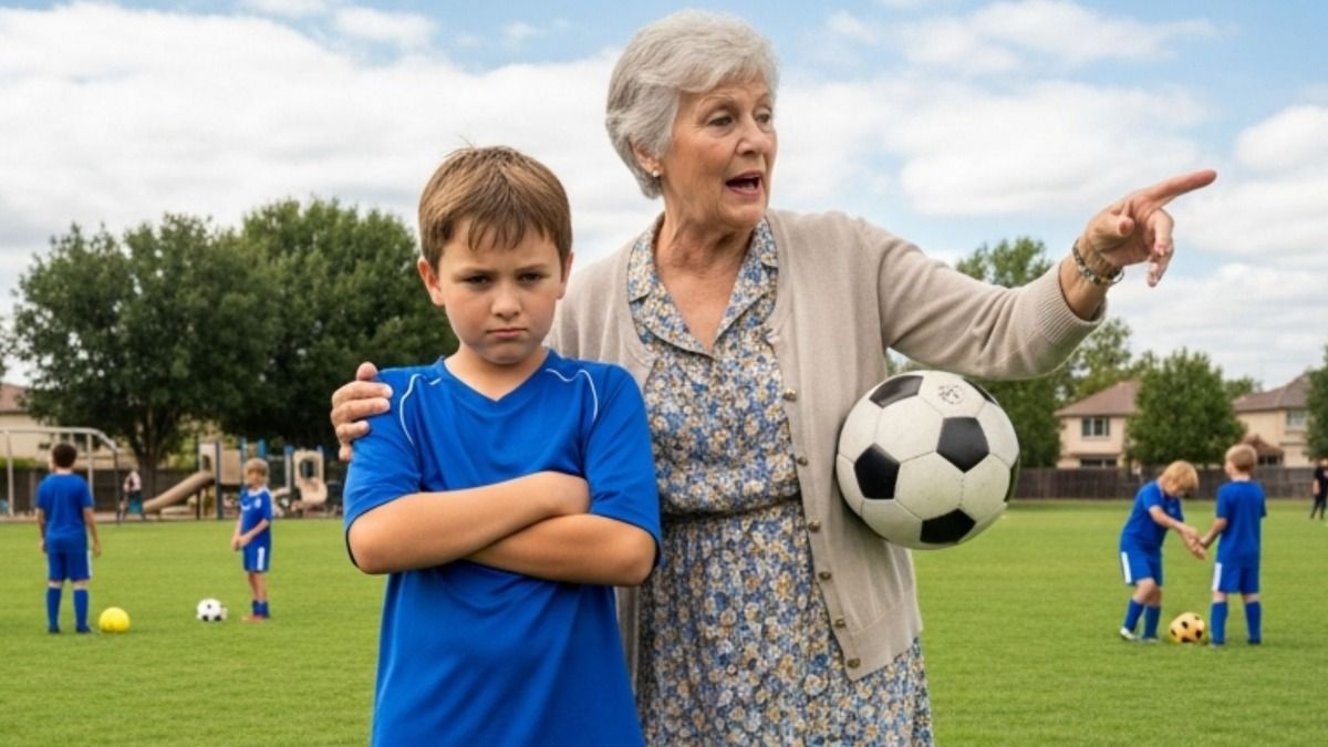 'AITA for telling my partner's mom she can't force a 'grandma hobby' on my kid?'