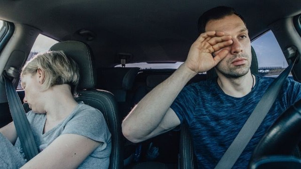 'Perfectly logical' man wakes up 'emotional' wife on roadtrip bc he was 'bored.' AITA?