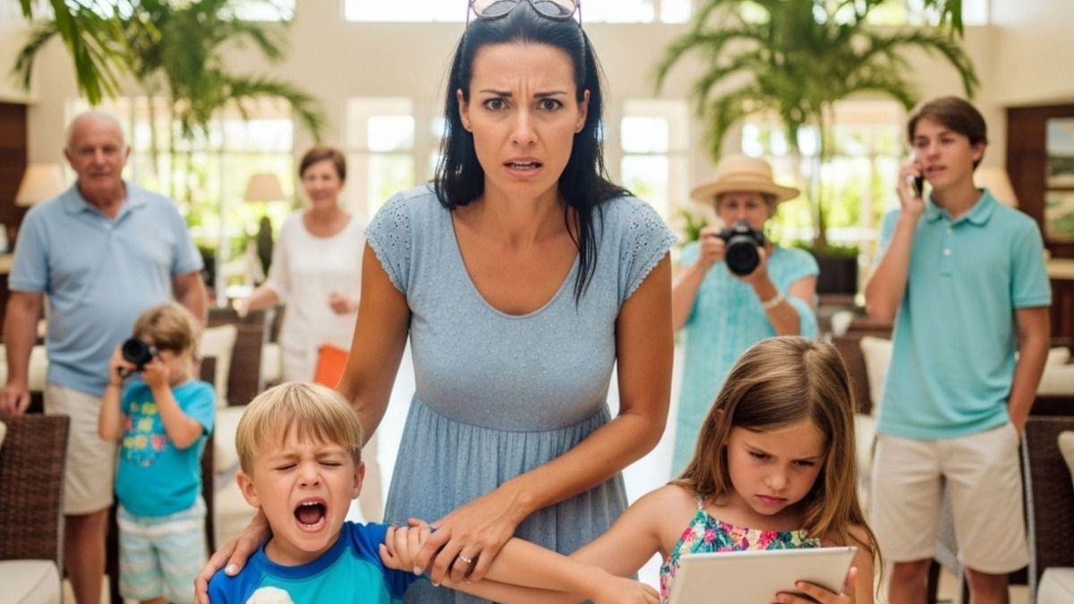 'Am I overreacting? I'm on a family vacation and I feel like my family are being inconsiderate of my kids.'