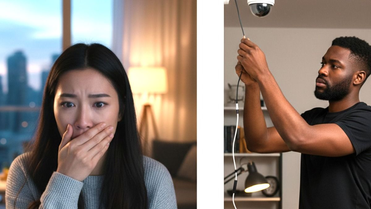 'I installed a secret camera to film my BF while I'm away. He brought a woman to our home.'