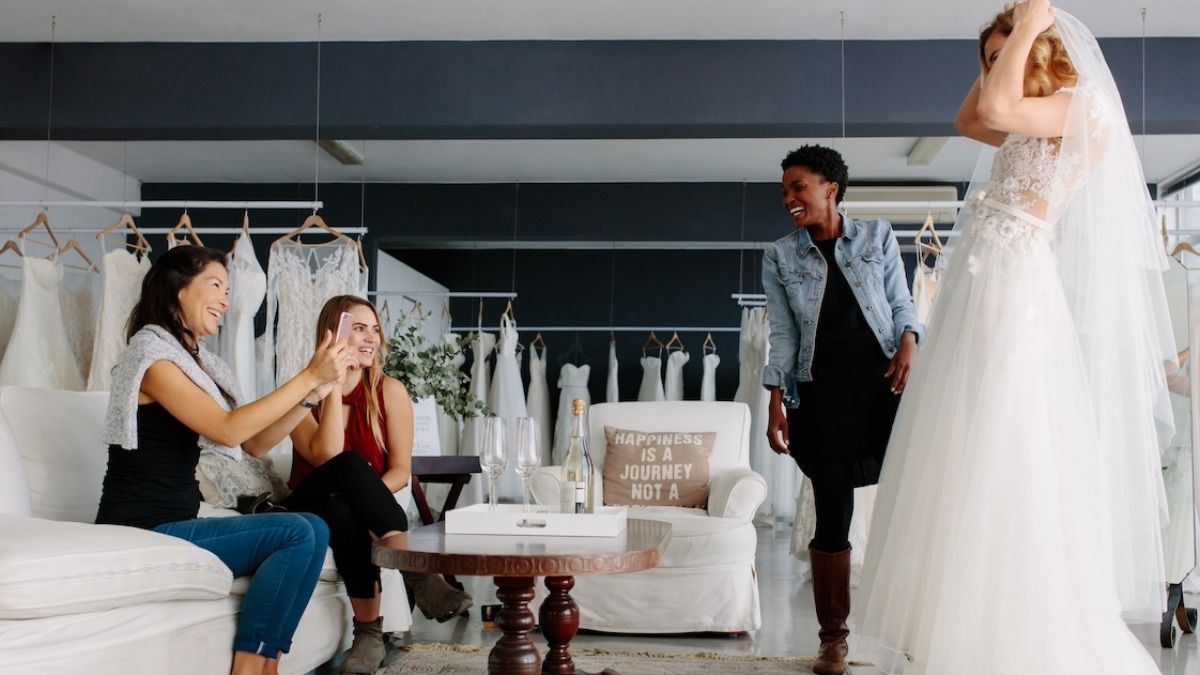 Bride refuses to even try on the 'princess bride' wedding dress her mom bought. AITA? UPDATED