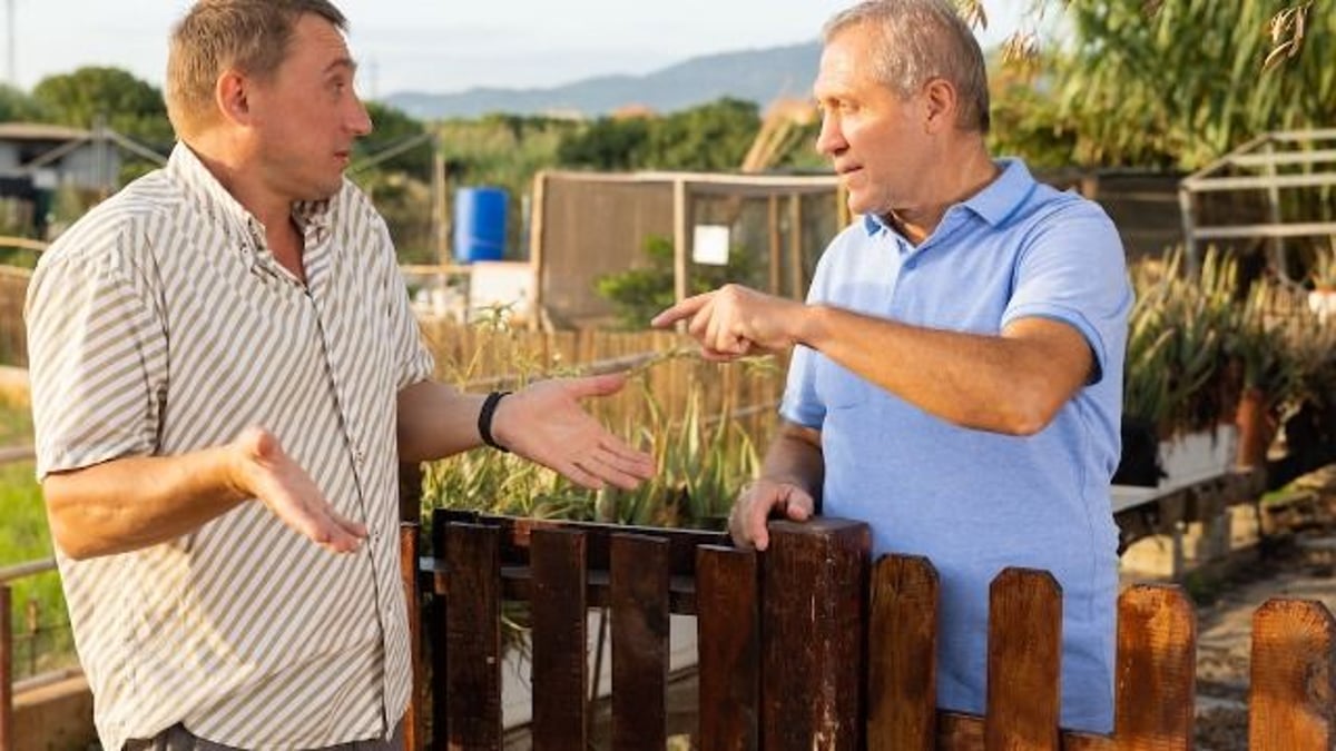 Dad and dog owner get into argument at restaurant after dog's barking makes baby cry.