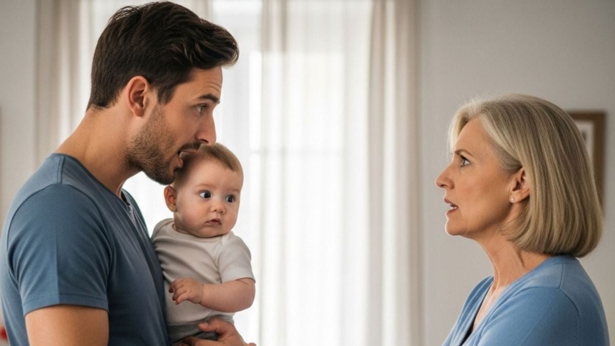 Dad sets firm 'no kissing' rule with 7-month-old baby. AITA?