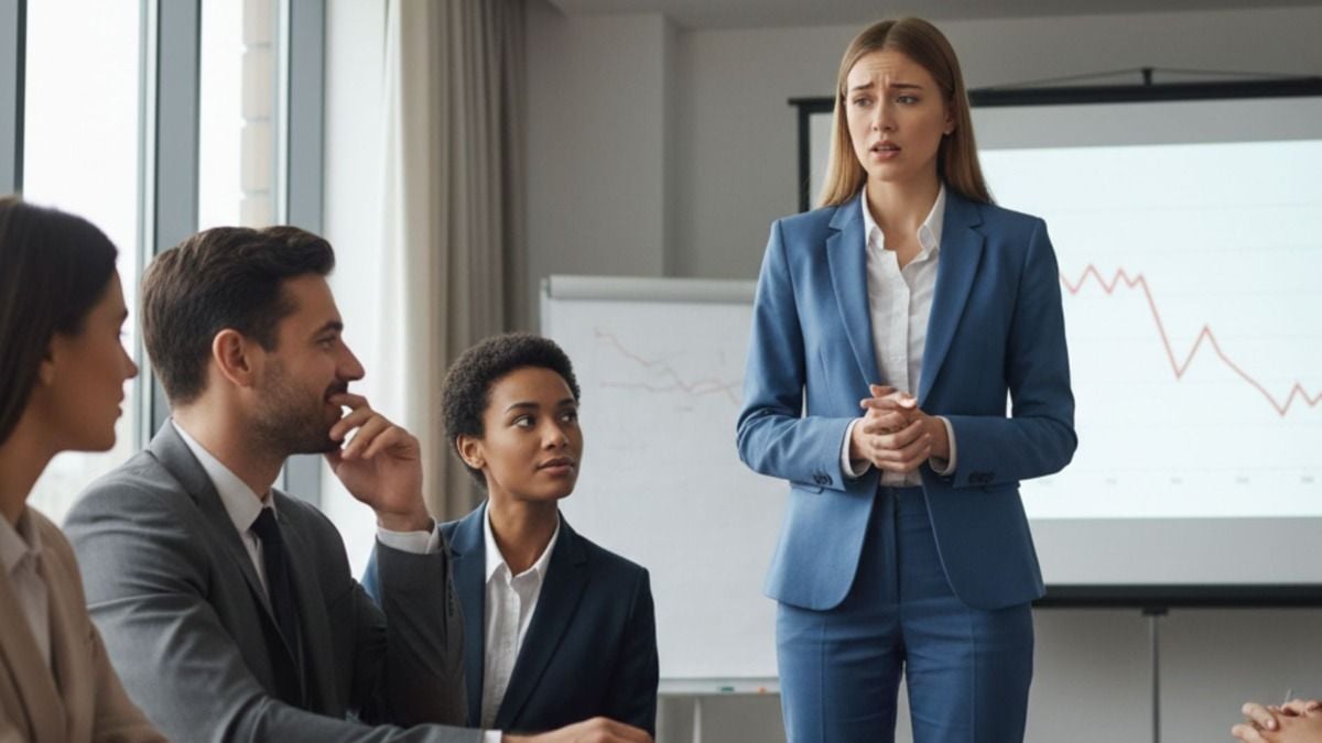 'AITA for not telling my coworker she had a stain before her presentation?'
