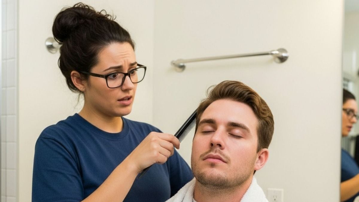 'I gave my friend a haircut and now everything feels different.' UPDATED