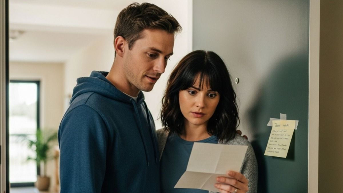 'Help me write a response to the note I found from my upstairs neighbor, Karen...'