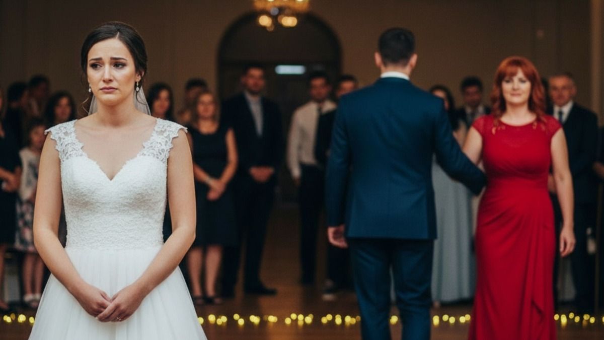 'AITA for having my husband's uninvited ex removed from our reception after he left our first dance to console her?'