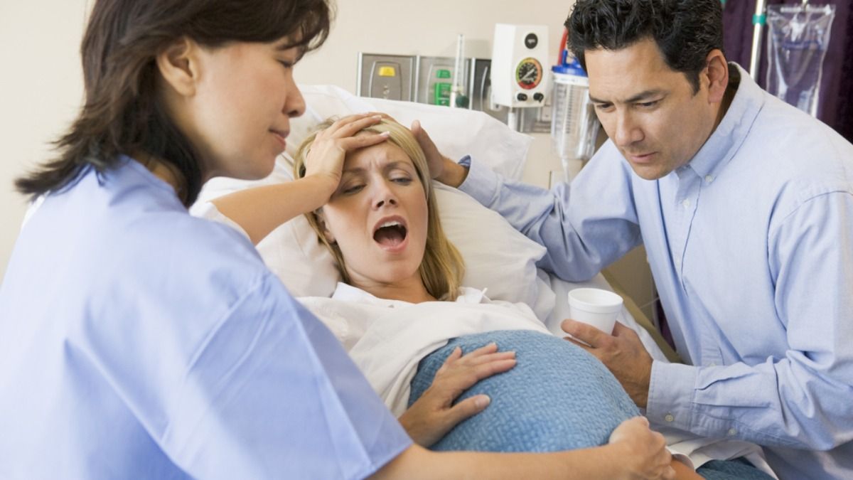 'AITA for kicking my husband out of the delivery room because he's a mama's boy?'