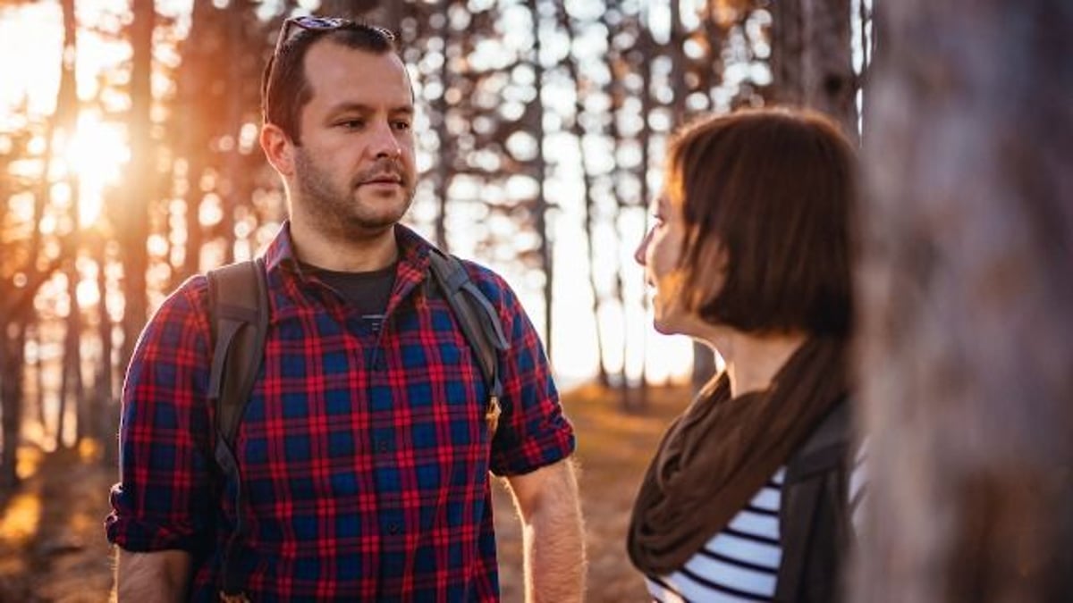 Man lets another woman braid his hair on group hiking trip, wife is scandalized; AITA?