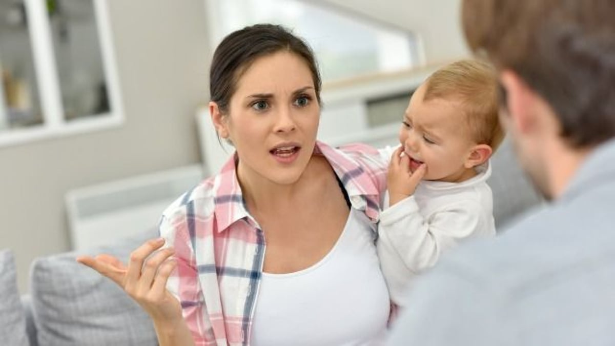 'AITA for having my mom come over so I could take a shower while she watched my newborn?'