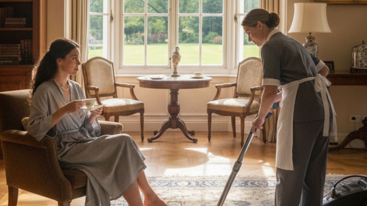 'AITA for not firing the cleaning lady because my girlfriend asked me to?'