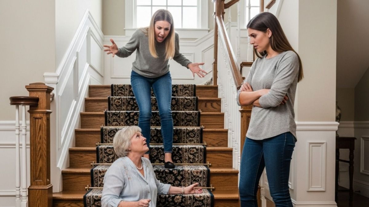 'AITA for not taking my mom to the hospital after she slipped on the stairs?'