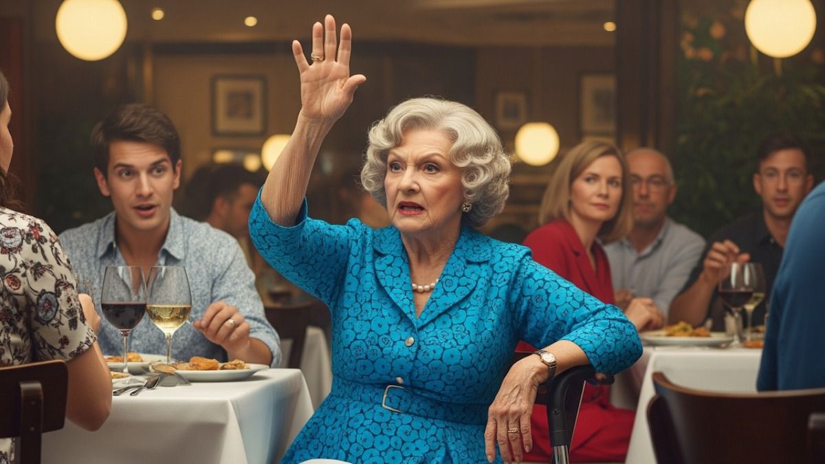 'Random person stole a decorated reserved table.'