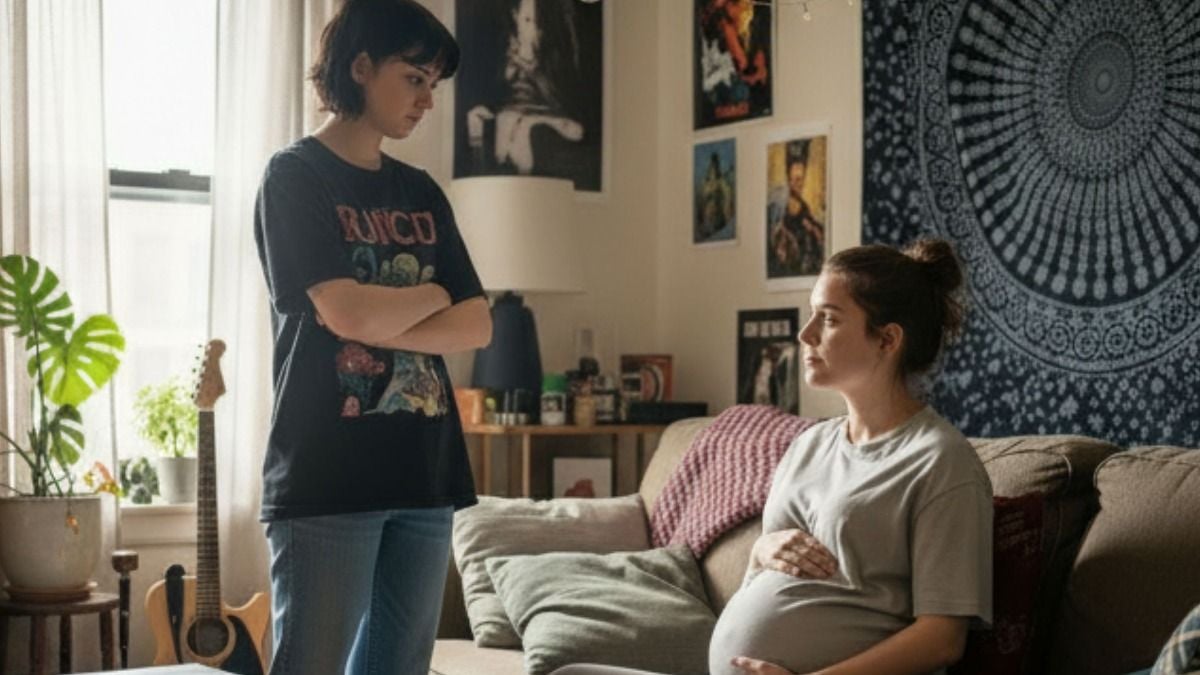 'AITA for telling my roommate that she needs to move out before the baby comes?'