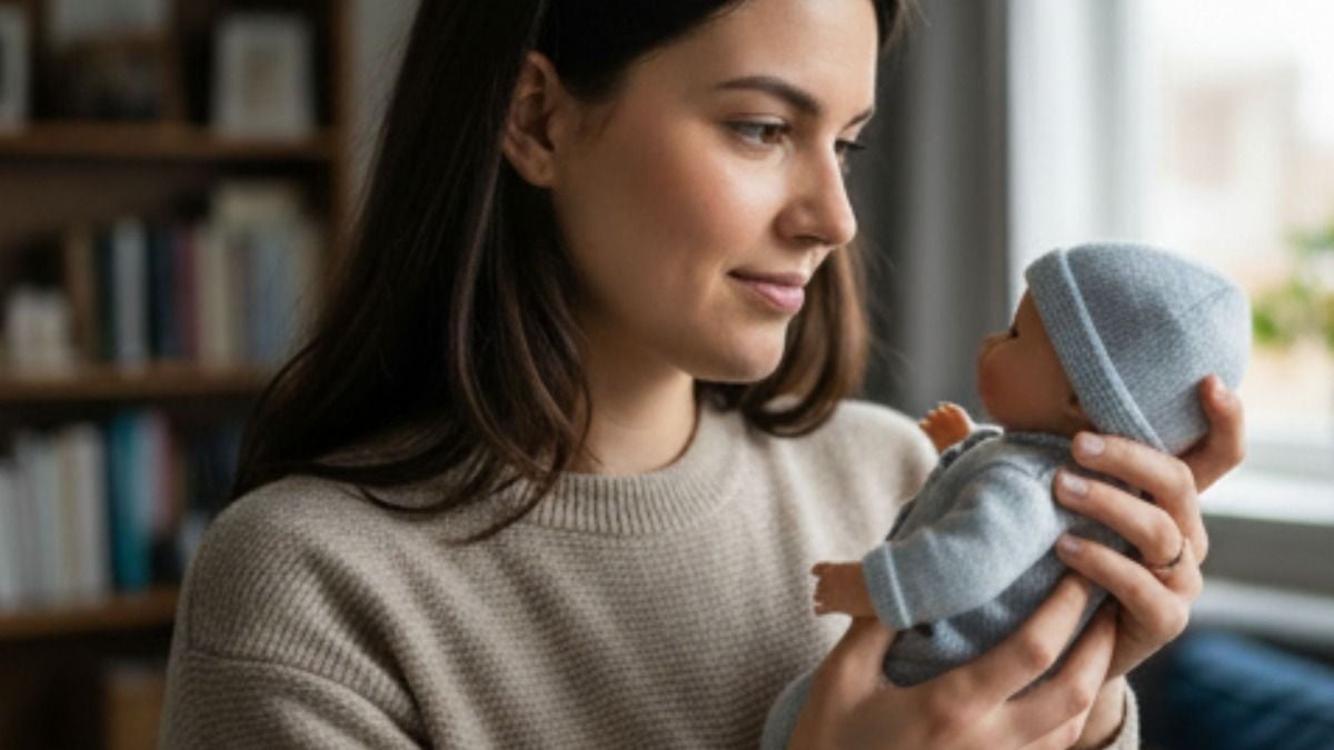 'Should I continue babysitting for a lady whose baby is a doll?'