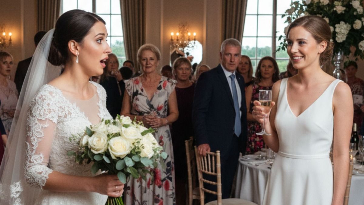'My sister wore white to my wedding and tried to replace my maid of honor.'
