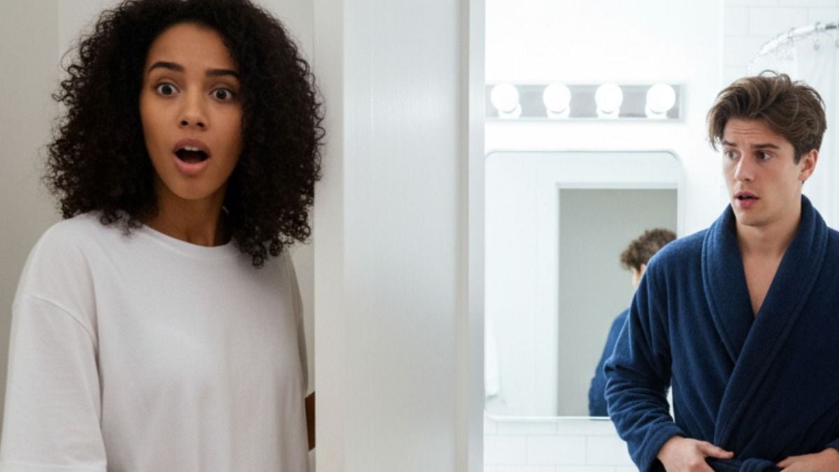 'AITA for banning my roommate's BF from my house after what I found in my bathroom?'