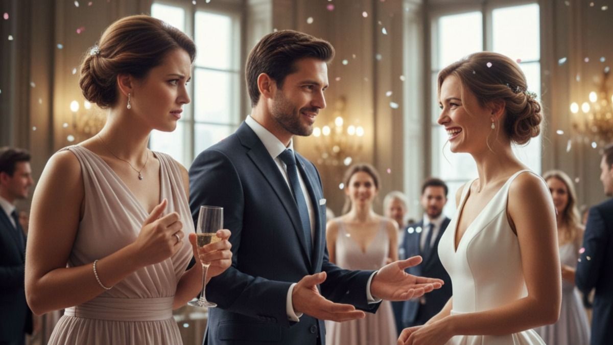 'AITA for telling my husband he can't be in my friend's wedding party?'