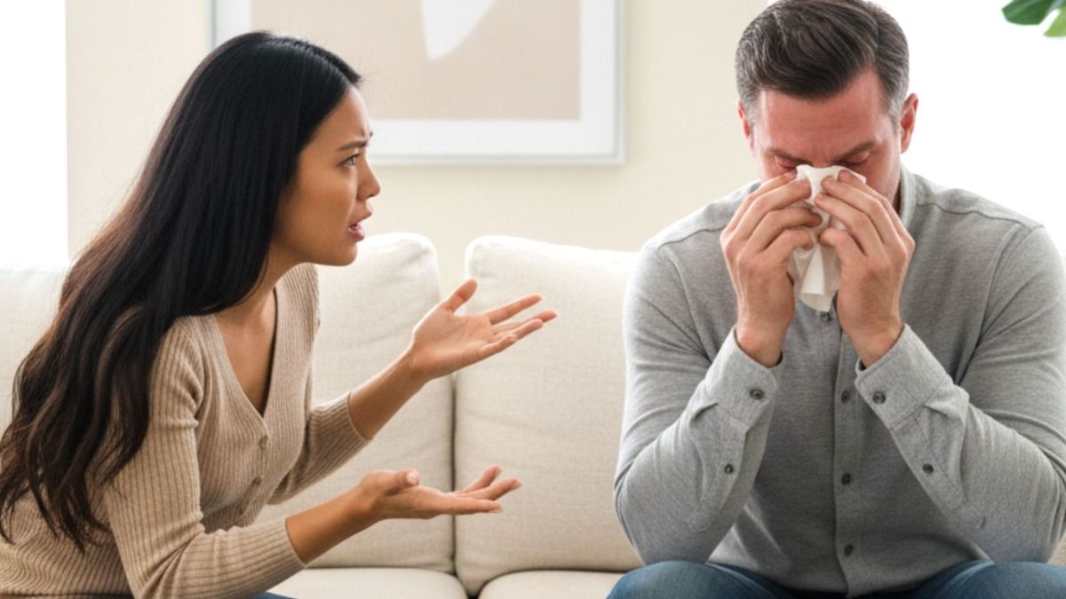 'AITA for telling my husband I’m over 'talking about feelings' and to bring it to his therapist?'