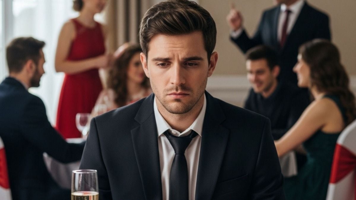 'My family scheduled their wedding on Valentine's Day and I had to leave my girlfriend home alone.'