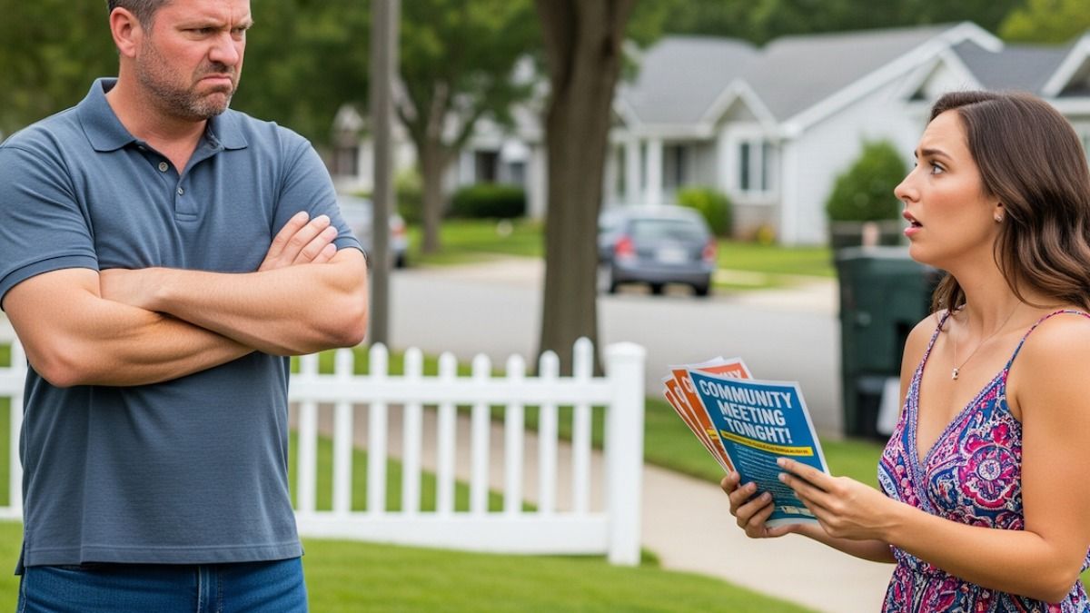Woman unknowingly plasters her block with flyers of neighbor in their tighty whities. 'OBVIOUSLY we were getting our chickens!' AITA?