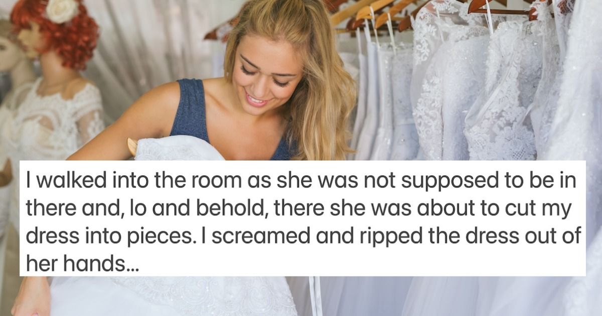 Bride's sister gets kicked out of wedding over dress, 'this time she(00)