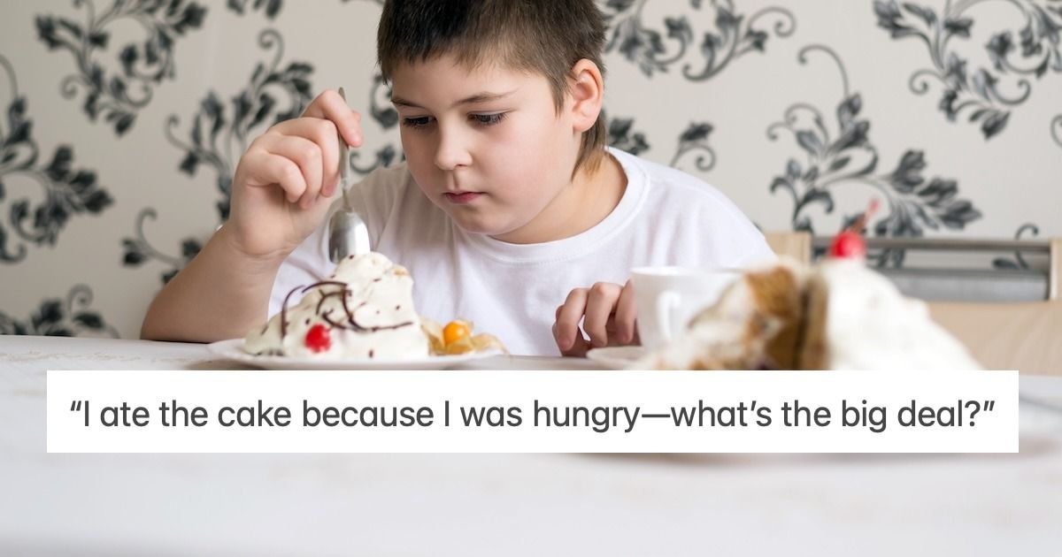 Aunt accused of 'fatphobia' after banning nephew from son’s birthday for eating his $140 cake. AITA?
