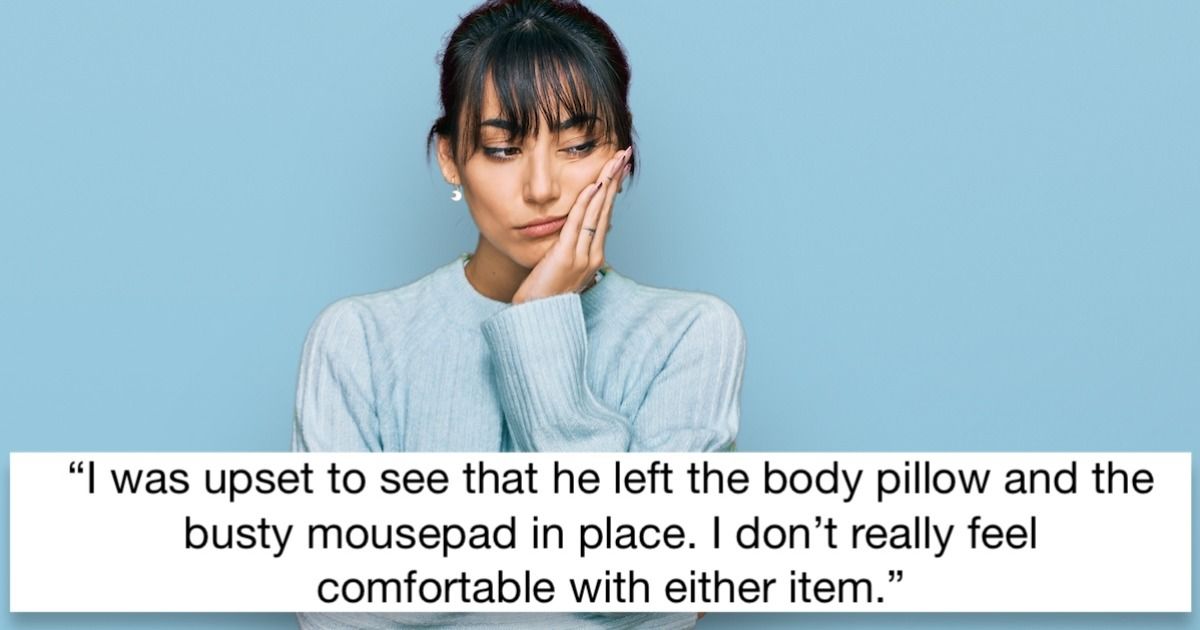 'AITA for hiding my boyfriend’s anime body pillow while my parents were