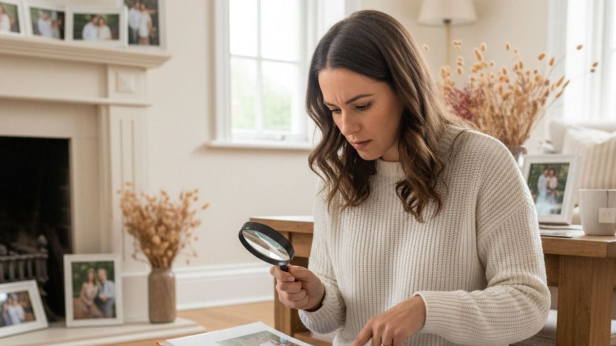 'Bride spots a woman she doesn't know in her wedding photos...'