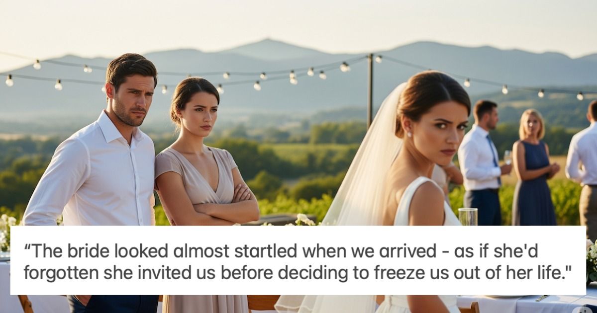 'Bride talked smack about us but still wanted us at her wedding. So we