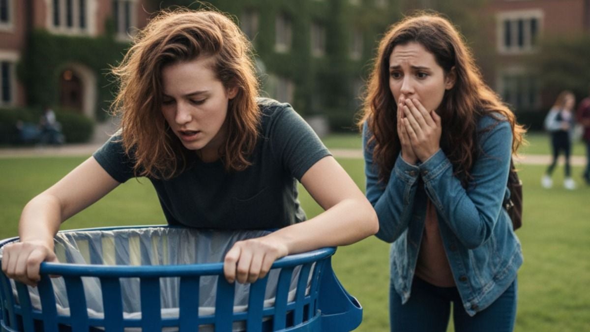 'AITA for yelling at my friend about her B.O. after literally throwing up?'