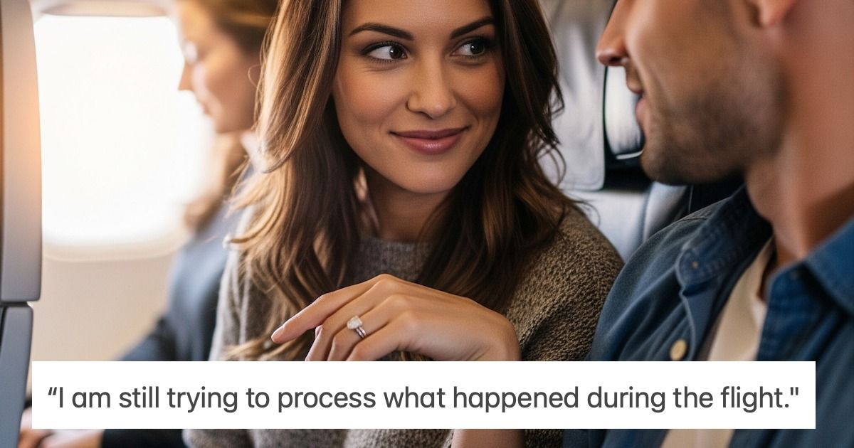 'A woman gave me her number on a plane and soon after we landed, I