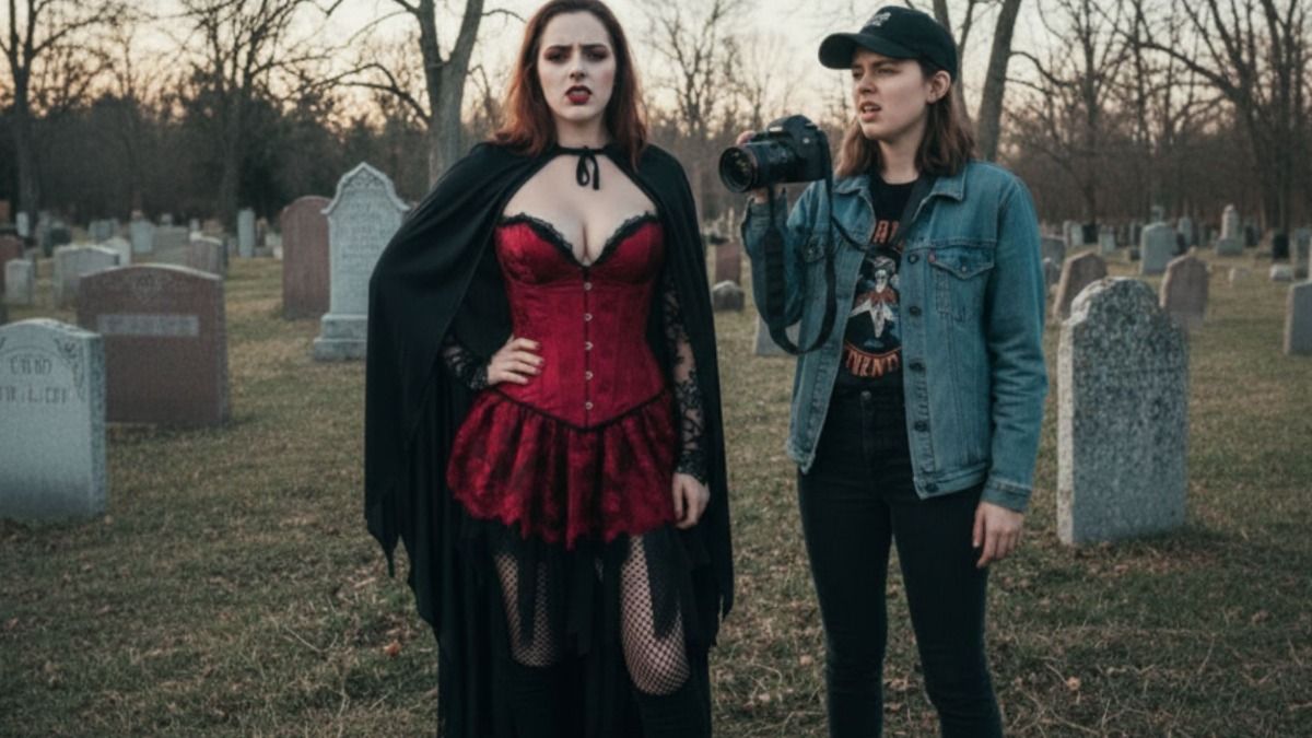 'AITA for refusing to take my friend’s Halloween pictures at a cemetery?'