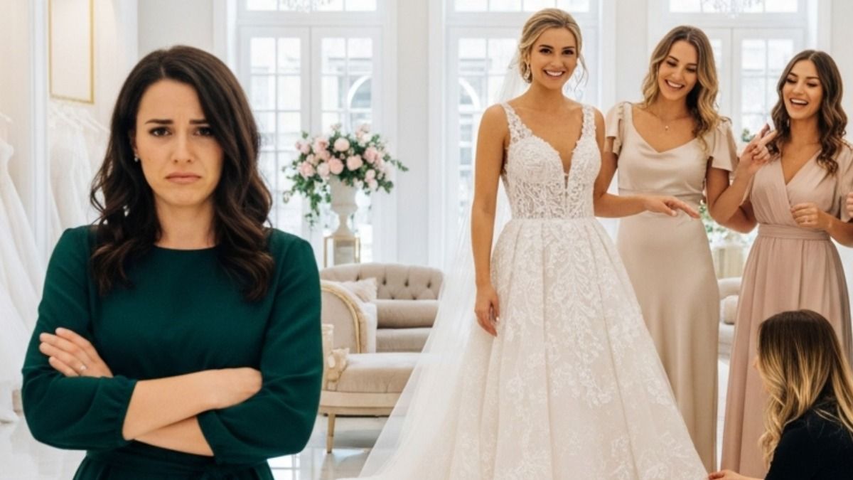 'AITA for leaving my friend's wedding dress shopping trip early after finding out at the dinner table I wasn't a bridesmaid?'
