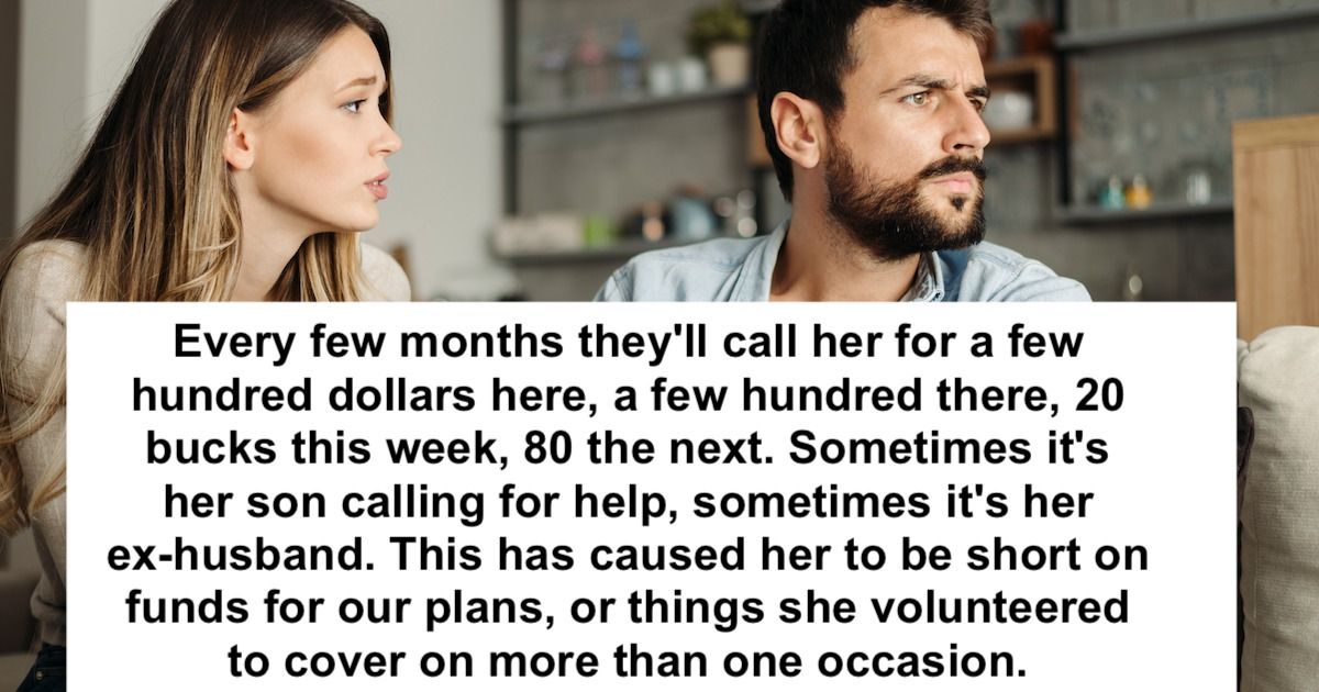 Man cancels vacation because wife spent her portion on exhusband and