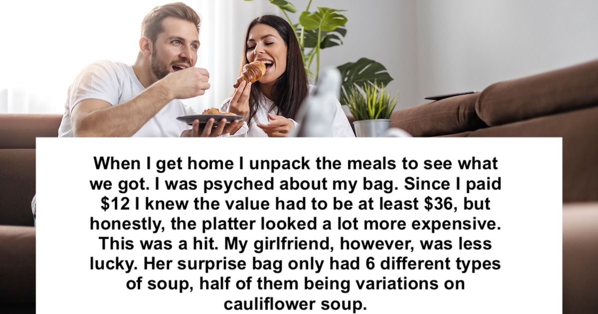 Man refuses to share takeout dinner with GF who doesn't like what she