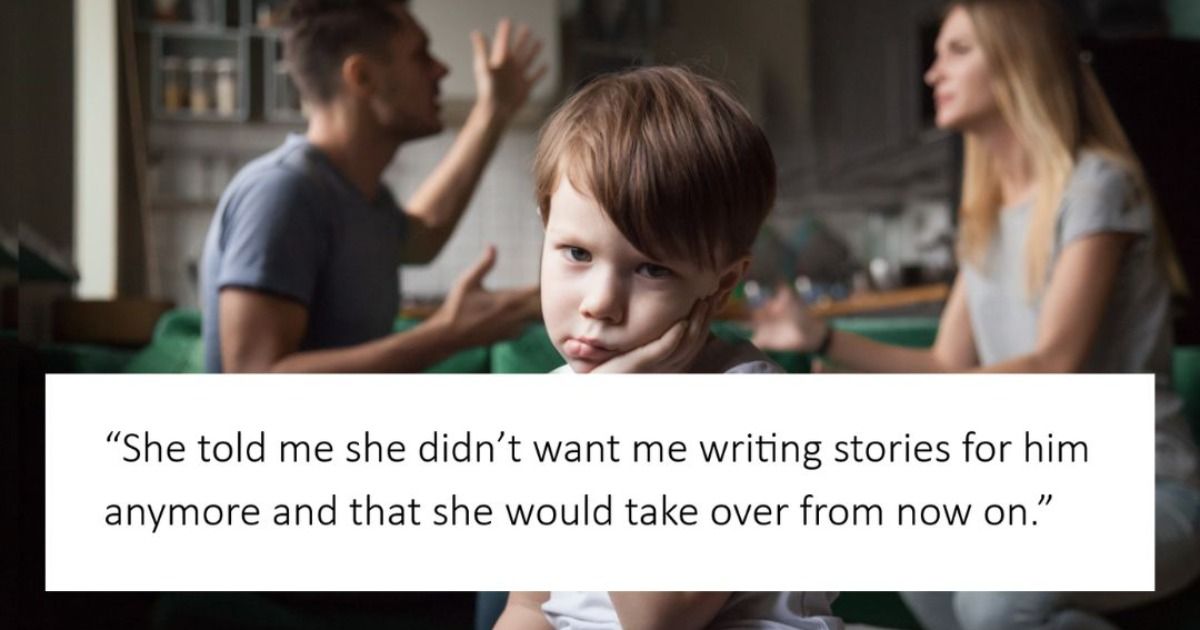 'AITA for secretly writing short stories for my son after my wife forbade me?'