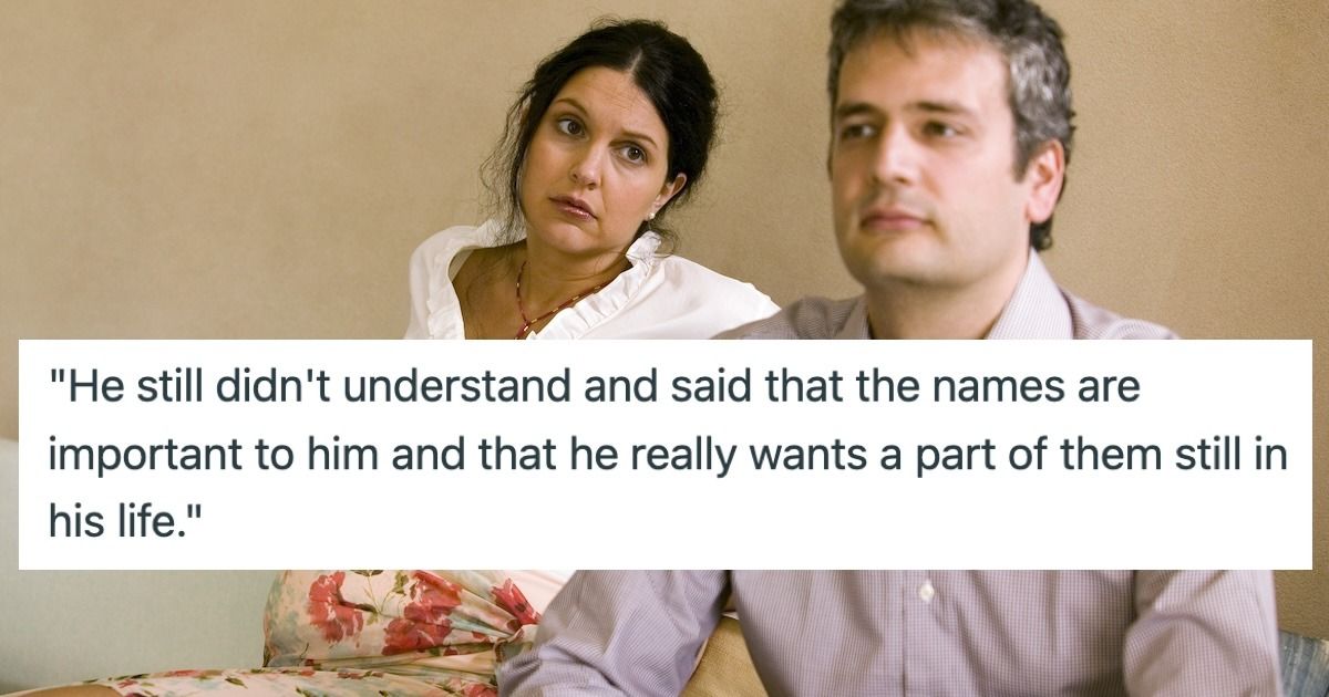 'AITA for not wanting my baby's middle name connected to my husband's