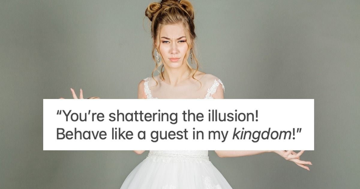 'AITA for ruining a bridezilla's wedding because I wouldn’t 'stay in character' like she wanted??'