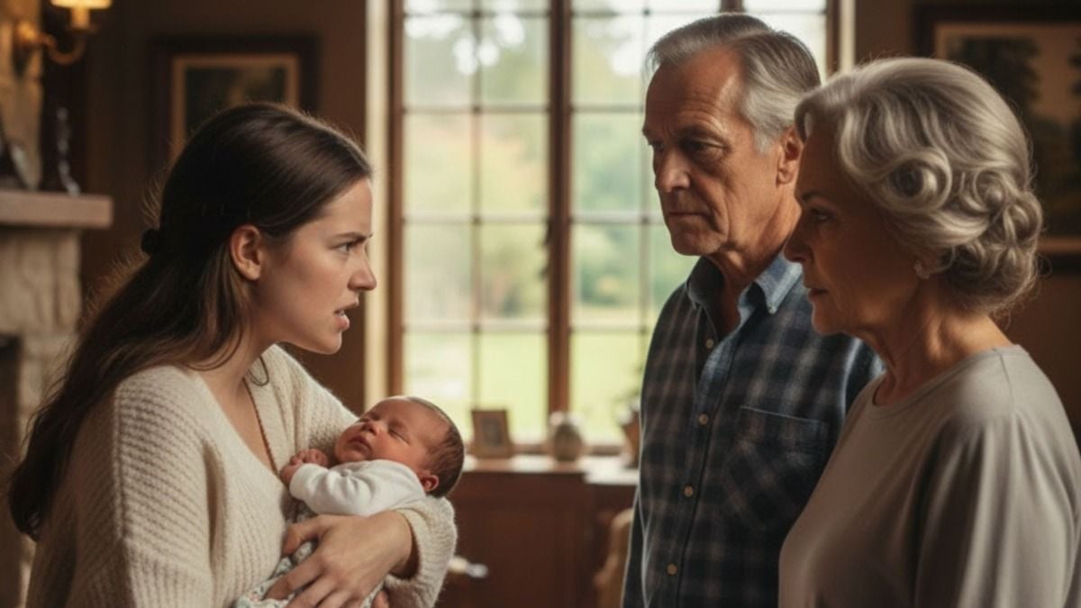 'AITA for backing out of my dad’s Christmas party after his fiancée took my baby to meet Santa behind my back?'