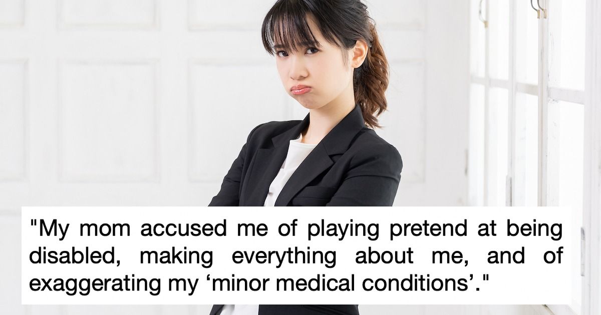 Woman claims to be disabled in front of her parents; parents say; 'You're LYING.' AITA