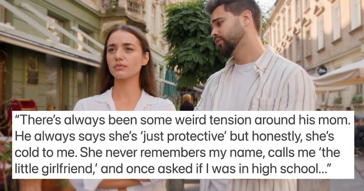 Woman embarrasses boyfriend by calling his mom 'a stranger,' 'she tried to HUG me.' AITA?