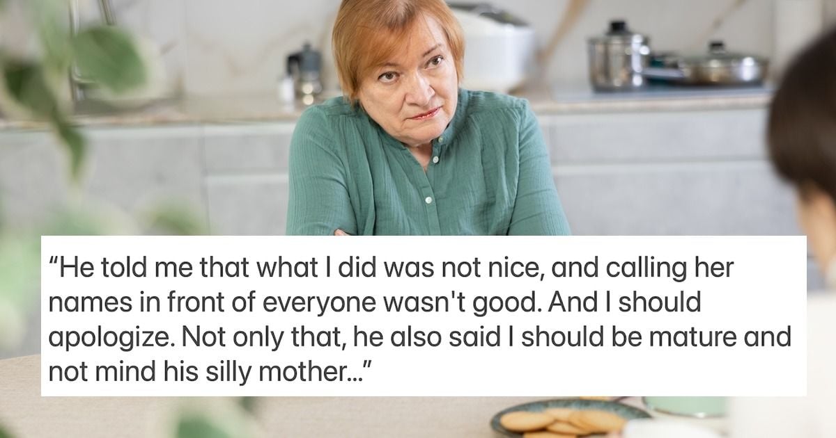 Woman refuses to apologize to future MIL, 'either she respects me or we