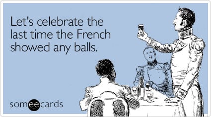 Let's celebrate the last time the French showed any balls