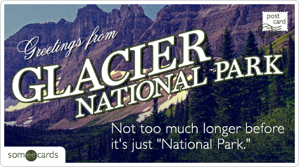 Not too much longer before it's just "National Park."