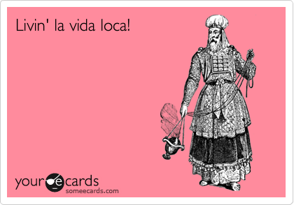 Livin' la vida loca!