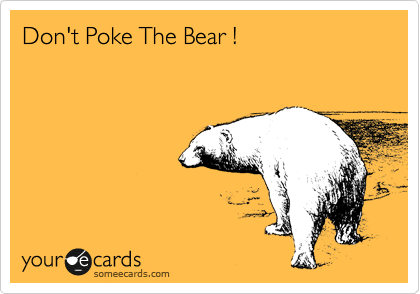 Don't Poke The Bear !