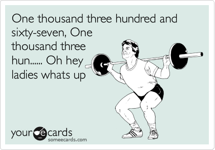 One thousand three hundred and sixty-seven, One
thousand three
hun...... Oh hey
ladies whats up